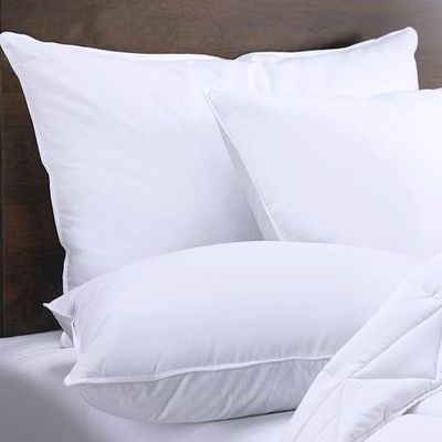 100% de algodón Blanco Hoteles saludables almohada para dormir para el apartamento / hospital