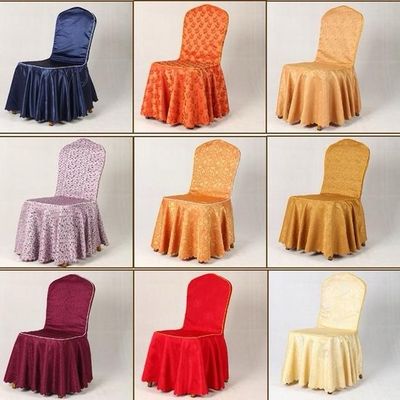 Silla de banquete de restaurante de alta calidad de nudos elásticos blancos