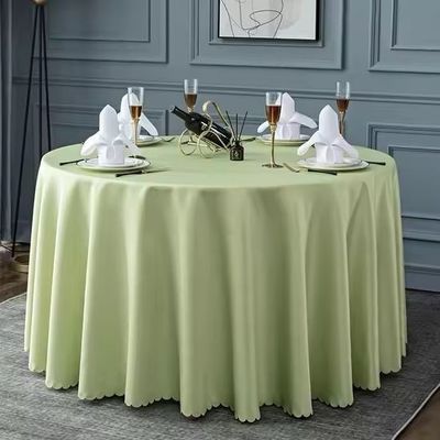 Tejido de poliéster de alta calidad Tejido de mesa de hotel